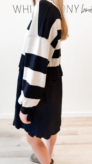 Zoey Color Block Sweater Dress