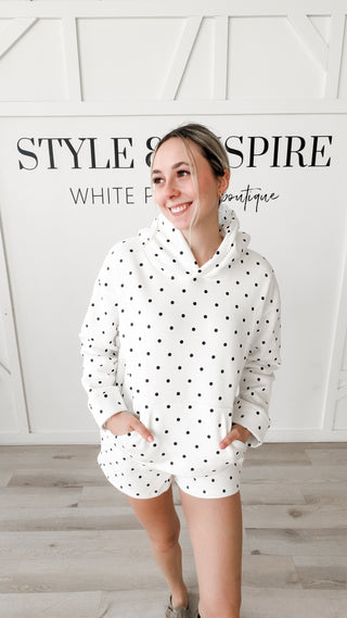 Hailey Polka Dot Hoodie