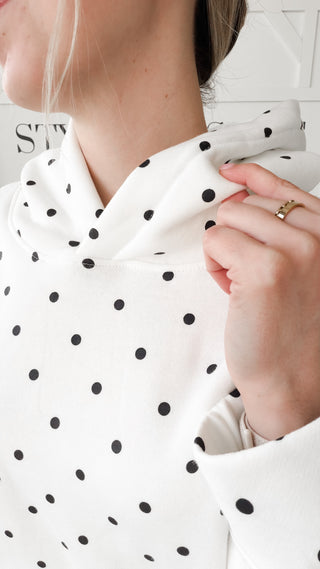 Hailey Polka Dot Hoodie