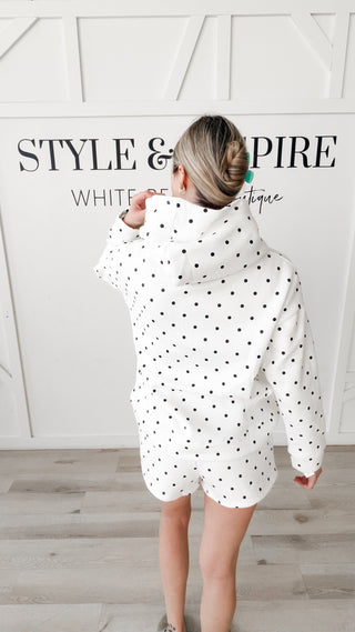 Hailey Polka Dot Hoodie