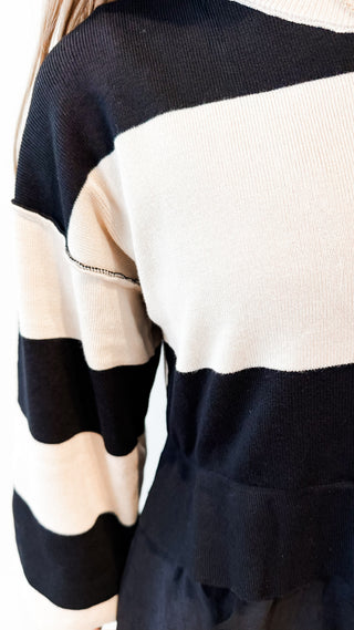 Zoey Color Block Sweater Dress