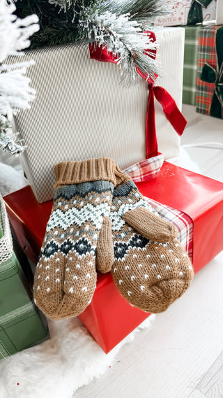 Winter Pattern Mittens