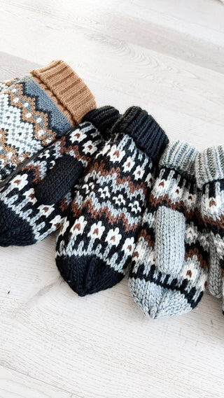 Winter Pattern Mittens