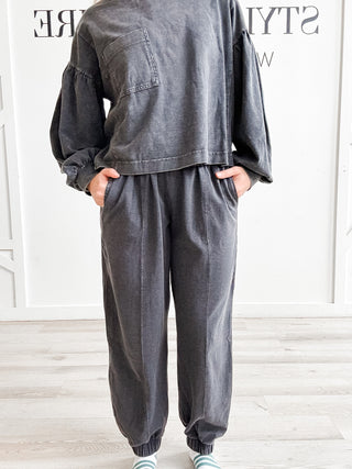 Morgan Mineral Washed Joggers