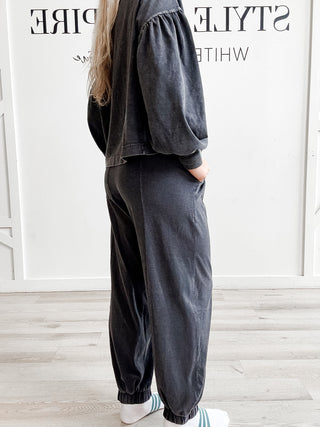 Morgan Mineral Washed Joggers