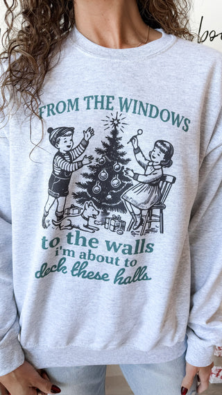 Deck These Halls Graphic Sweatshirt
