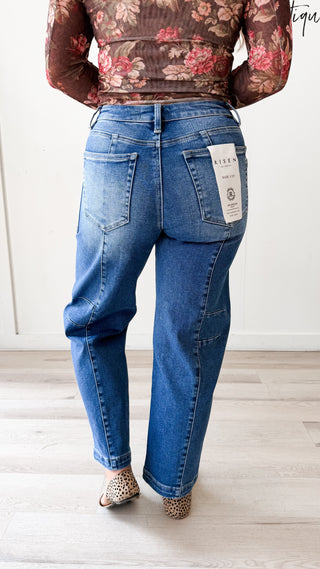 Risen Slouchy Ankle Barrel Jeans