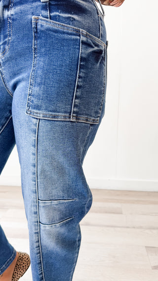 Risen Slouchy Ankle Barrel Jeans