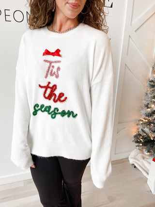 Tis The Season Graphic Sweater Final Sale