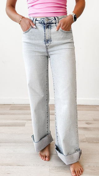Risen HR Wide Leg Jean