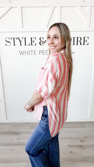 Cambryn Short Sleeve Stripe Shirt