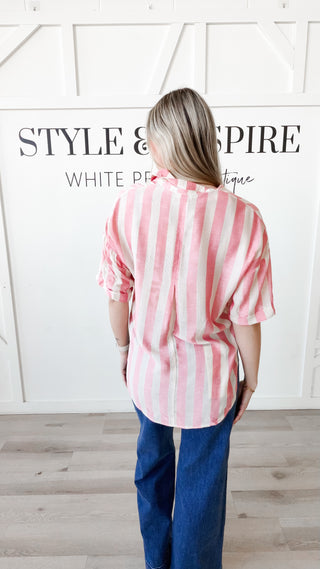 Cambryn Short Sleeve Stripe Shirt