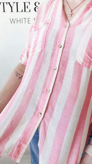 Cambryn Short Sleeve Stripe Shirt