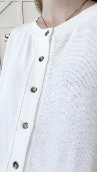 Miranda Boxy Tee Cardigan