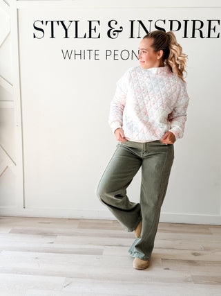 Flying Monkey High Rise Double Button Jeans