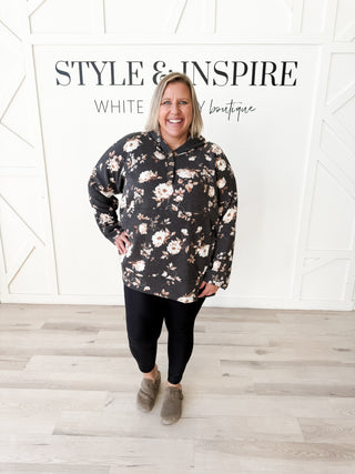 Rebecca Floral Ribbed Top