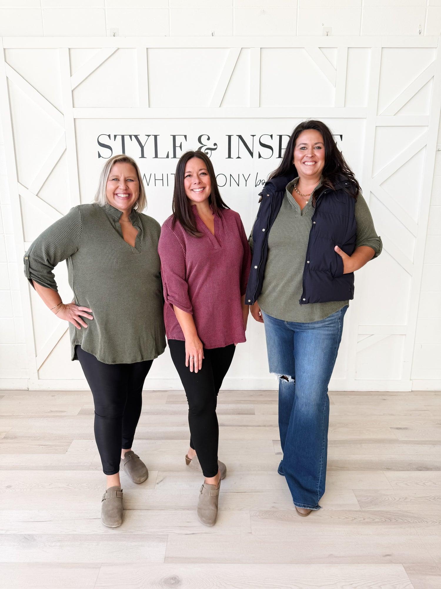 Kyra Mandarin Collar Ribbed top