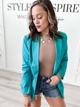 Shayne Open Front Classic Blazer