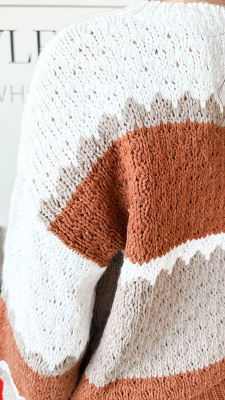 Roxanne Color Block Sweater