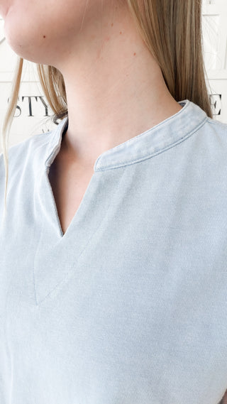 Harper Mineral Wash Mini Dress