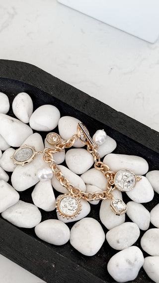 Coin Charm Bracelet. *Final Sale*