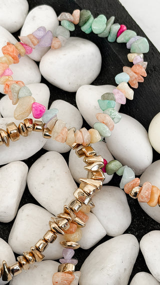 Stone Chip Bracelets. *Final Sale*