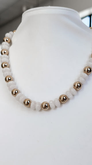 Rondelle Bead Necklace.  *Final Sale*