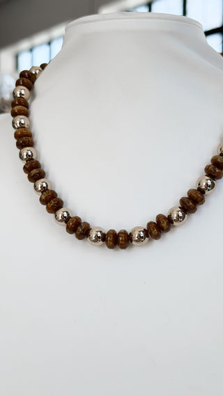 Rondelle Bead Necklace.  *Final Sale*