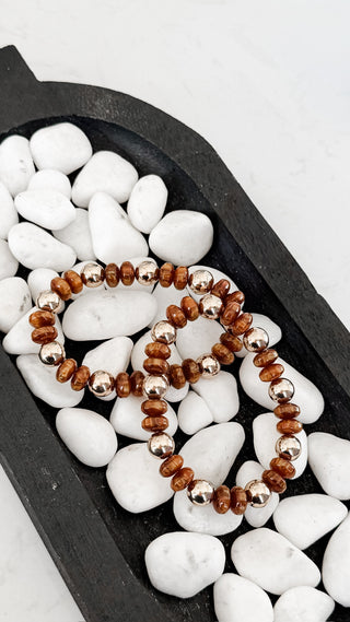 Rondelle Bead Bracelets. *Final Sale*