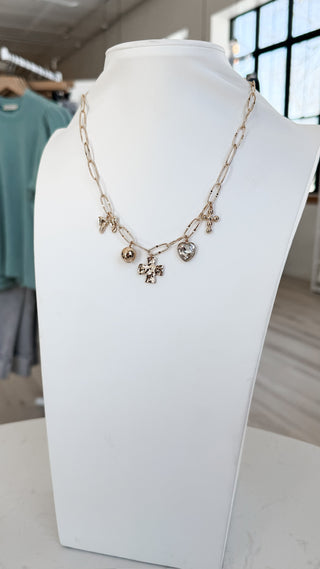 Charm Link Necklace. *Final Sale*