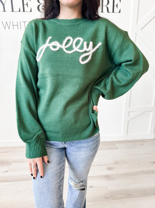 Jolly Metalic Embroidery Sweater