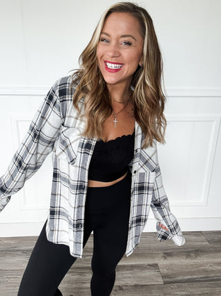 Maddy Brushed Plaid Shirt