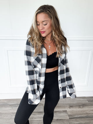 Maddy Brushed Plaid Shirt