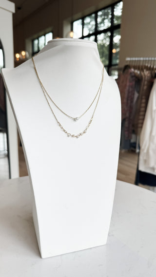 Pearl Layered Necklace *Final Sale*