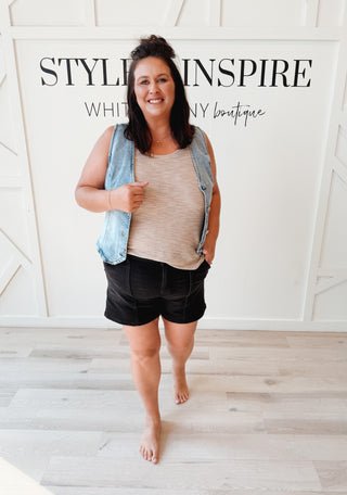 Janet V-Neck Button Down Vest