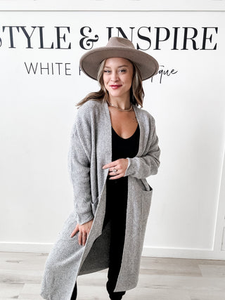 Michaela Long line open Cardigan