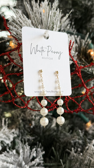 Pearl Drop Earrings *Final Sale*