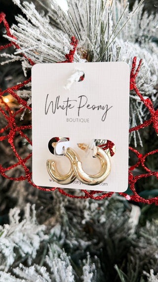 Chunky Gold Open Hoops *Final Sale*