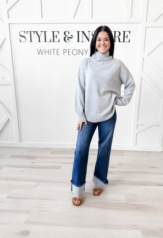 Elsie Oversized Turtleneck Sweater Tunic