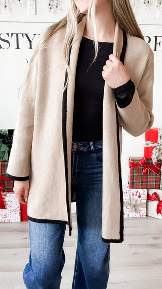 Colette Long Line Cardigan