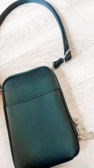Double Zip Crossbody Wallet