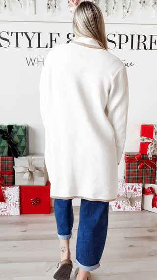 Colette Long Line Cardigan