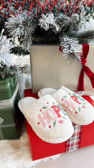 Hope Print House Slippers