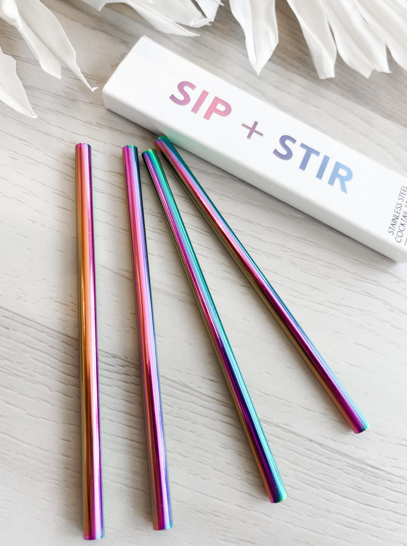 Stainless Steele Cocktail Straw