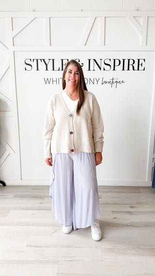 Natalia Overlap flowy Pants *final sale*