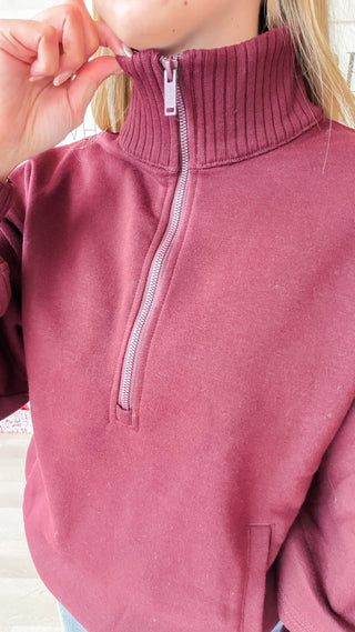 Payton Fleece Half Zip Top
