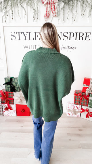 Kate Side Slit Oversized Sweater *final sale*