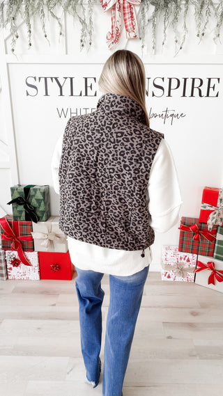 Irene Animal Print Vest