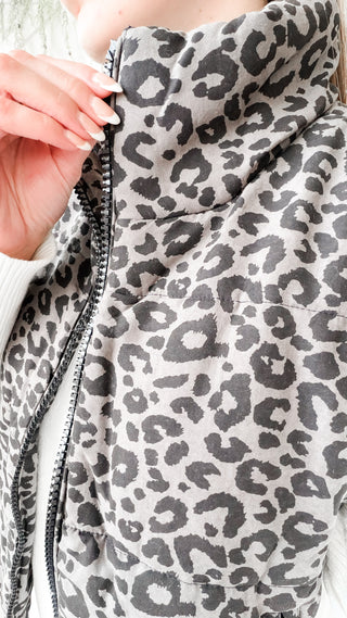 Irene Animal Print Vest