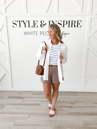 Tenley Scuba Shorts With Pockets